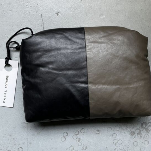 Nwt $895 Kassl Edition two tone padded pillow clutch - Picture 2 of 3